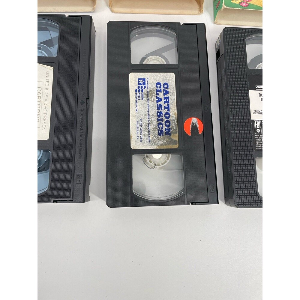 80s 90s Looney Tunes VHS Lot 4 Bugs Bunny Daffy Duck Tweety Warner Bros - Picture 7 of 13